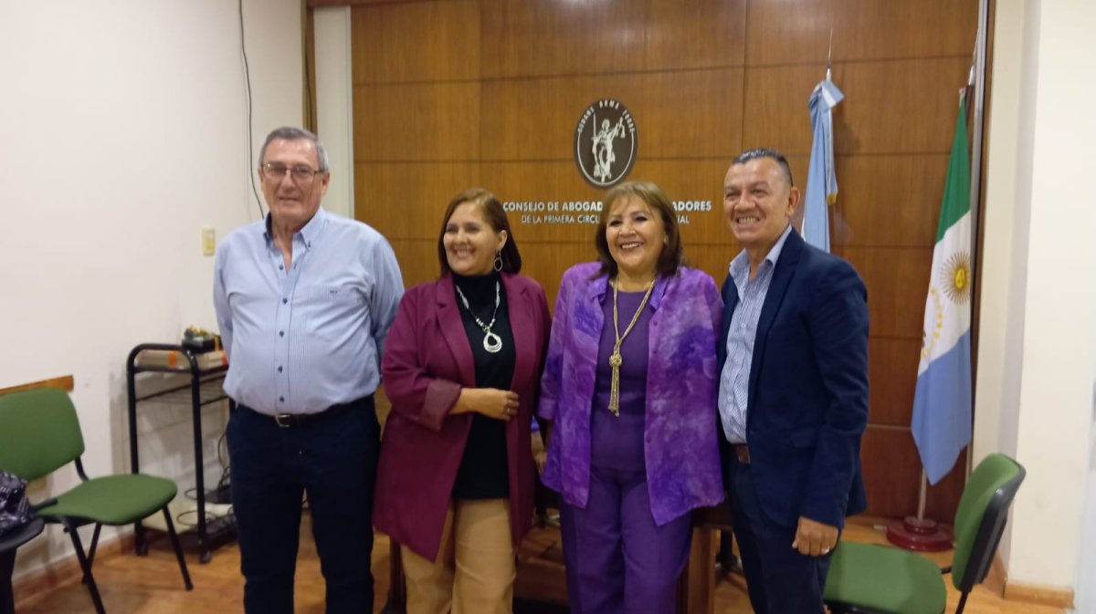 Charla en el Colegió de Abogados del Chaco con la Dra Lidia Lescano