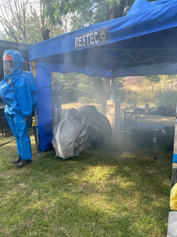 Capacitación de Sustancias Peligrosas en la Escena del Crimen-Criminalistics on Fire