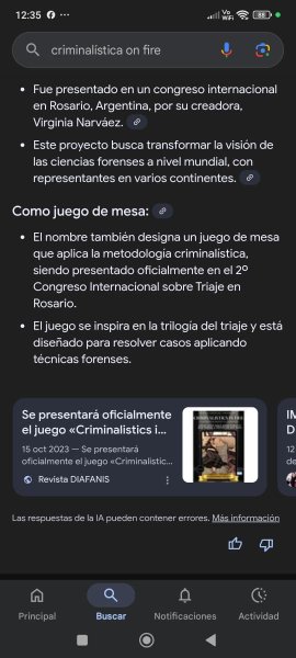 Las Disciplinas que llevan a Criminalistics on Fire, que la IA la reconozca