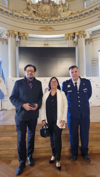 Representante de Brasil Dr Carlos Cruz, Lic Daniel Steve